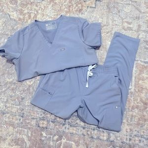 Figs Scrub Set - Vapor Blue